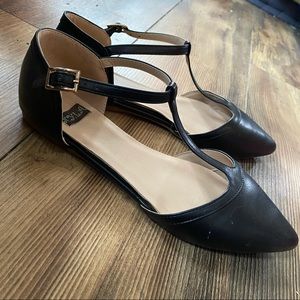 ModCloth Pointed Toe Black Flats